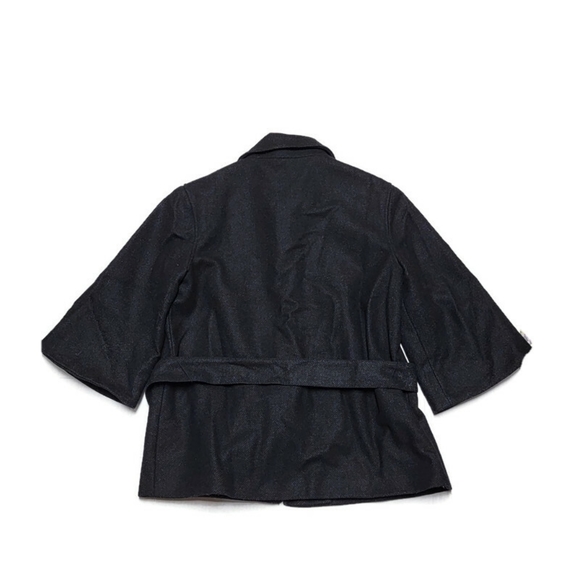 Gap Woman's Dark Gray 70% Wool Car Coat Size M Medium 3/4 Sleeve Wool - Picture 10 of 16